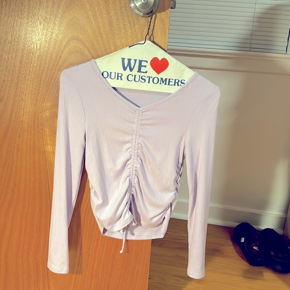 BOGO FREE! EPIC Threads long sleeve girls top in a beautiful lavender size M